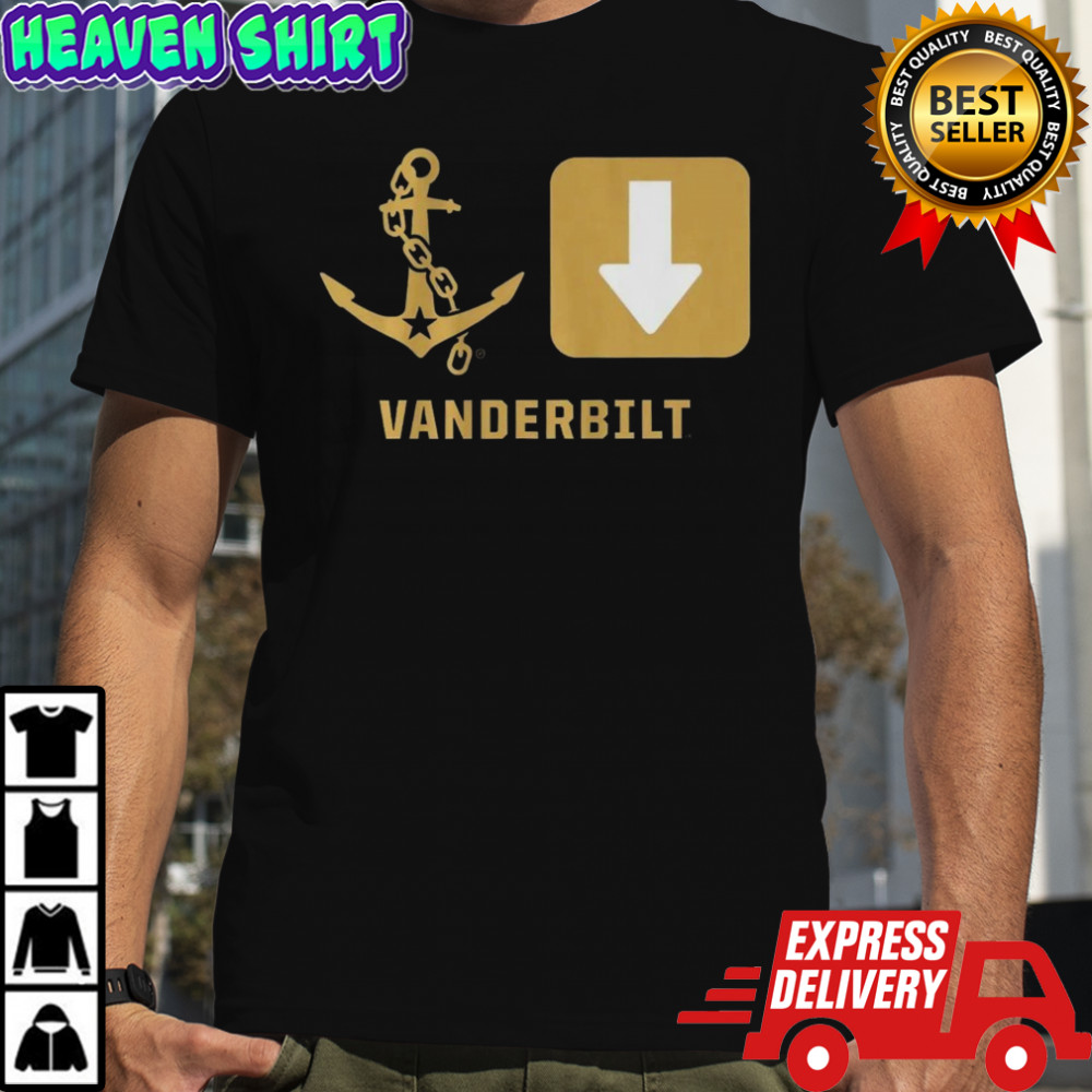 Vanderbilt Commodores Anchor Down Symbols Shirt