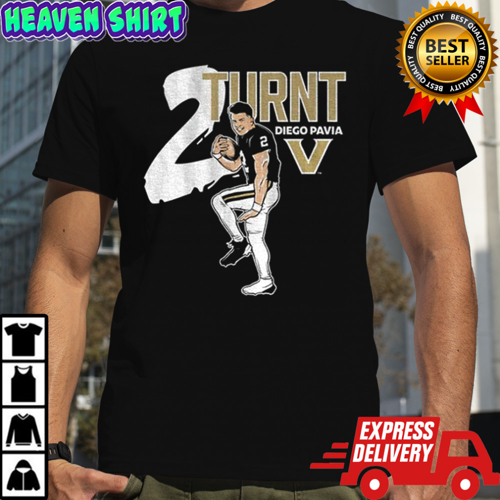 Vanderbilt Commodores Diego Pavia 2 Turnt shirt