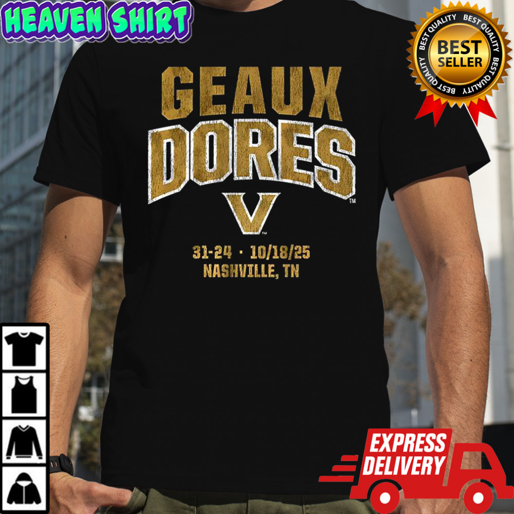 Vanderbilt Commodores football Geaux Dores 2025 Nashville shirt