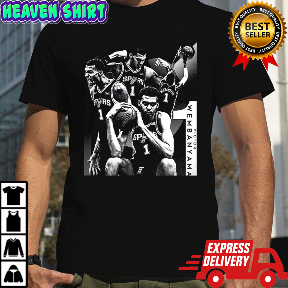 Victor Wembanyama San Antonio Spurs NBA player collage shirt