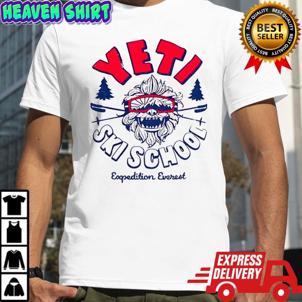 Vintage Disney Expedition Everest Yeti Ski School shirt