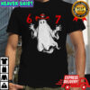 Vintage Halloween 67 Six Seven Spooky Ghost Graphic shirt
