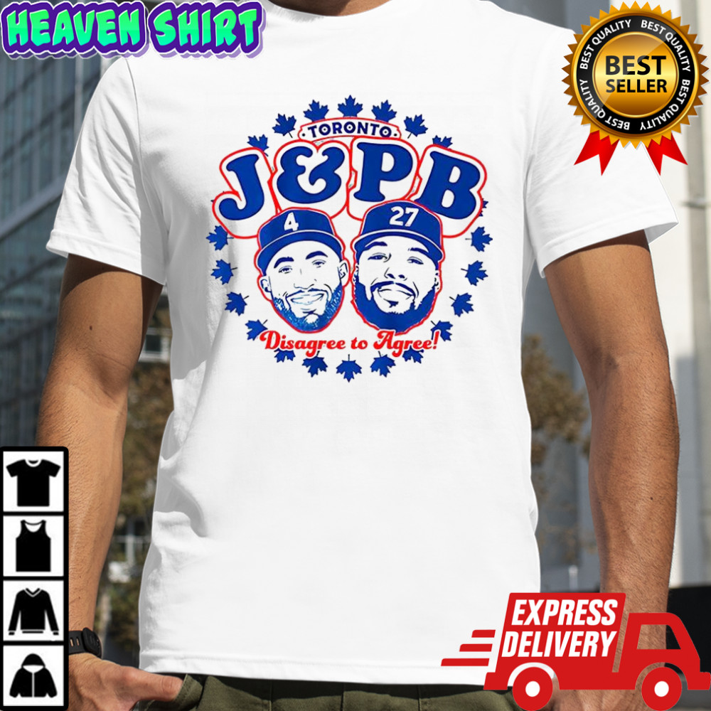 Vladimir Guerrero Jr and George Springer Toronto Blue Jays baseball Disagree to agree shirt
