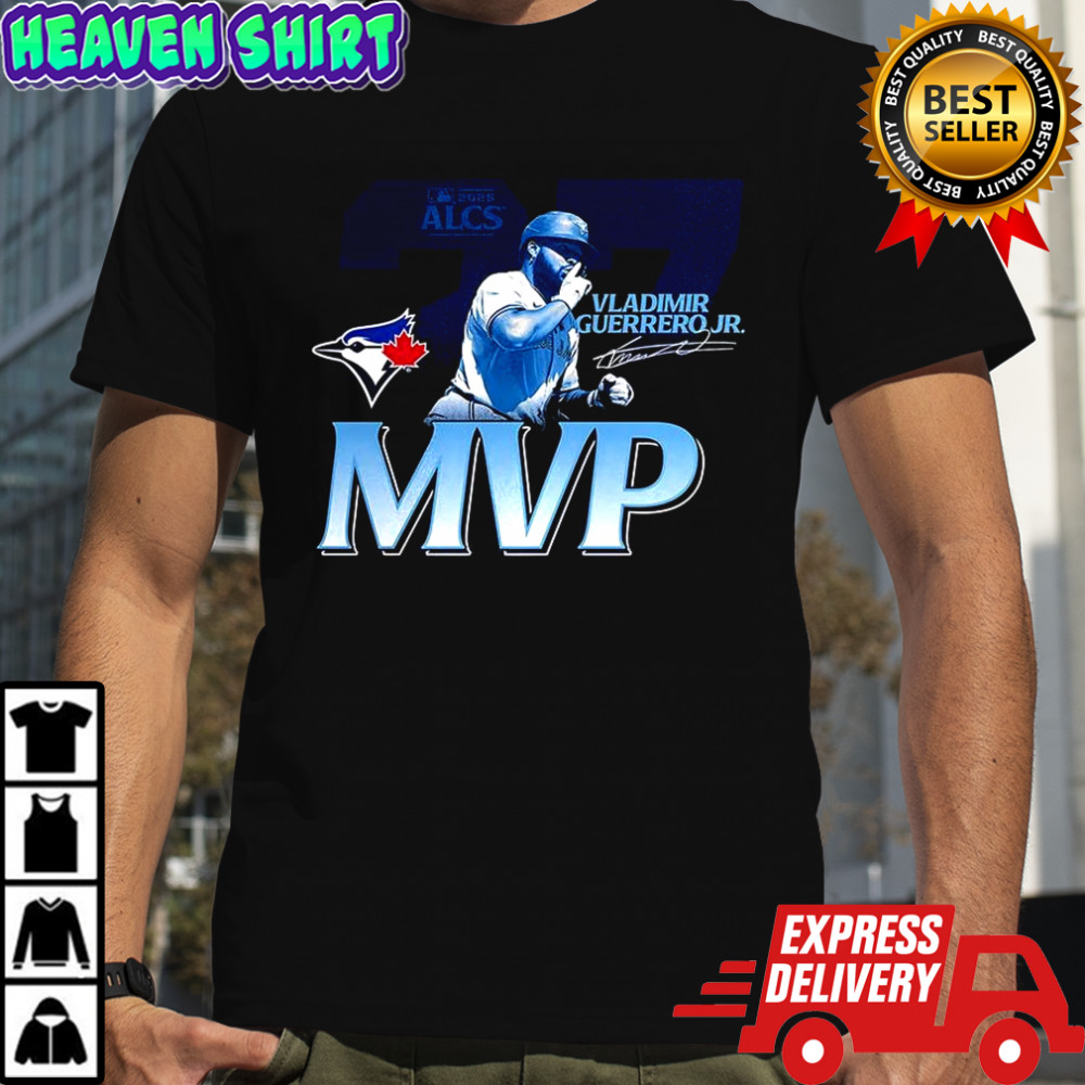 Vladimir Guerrero Jr. Toronto Blue Jays 2025 American League Championship Series MVP signature shirt