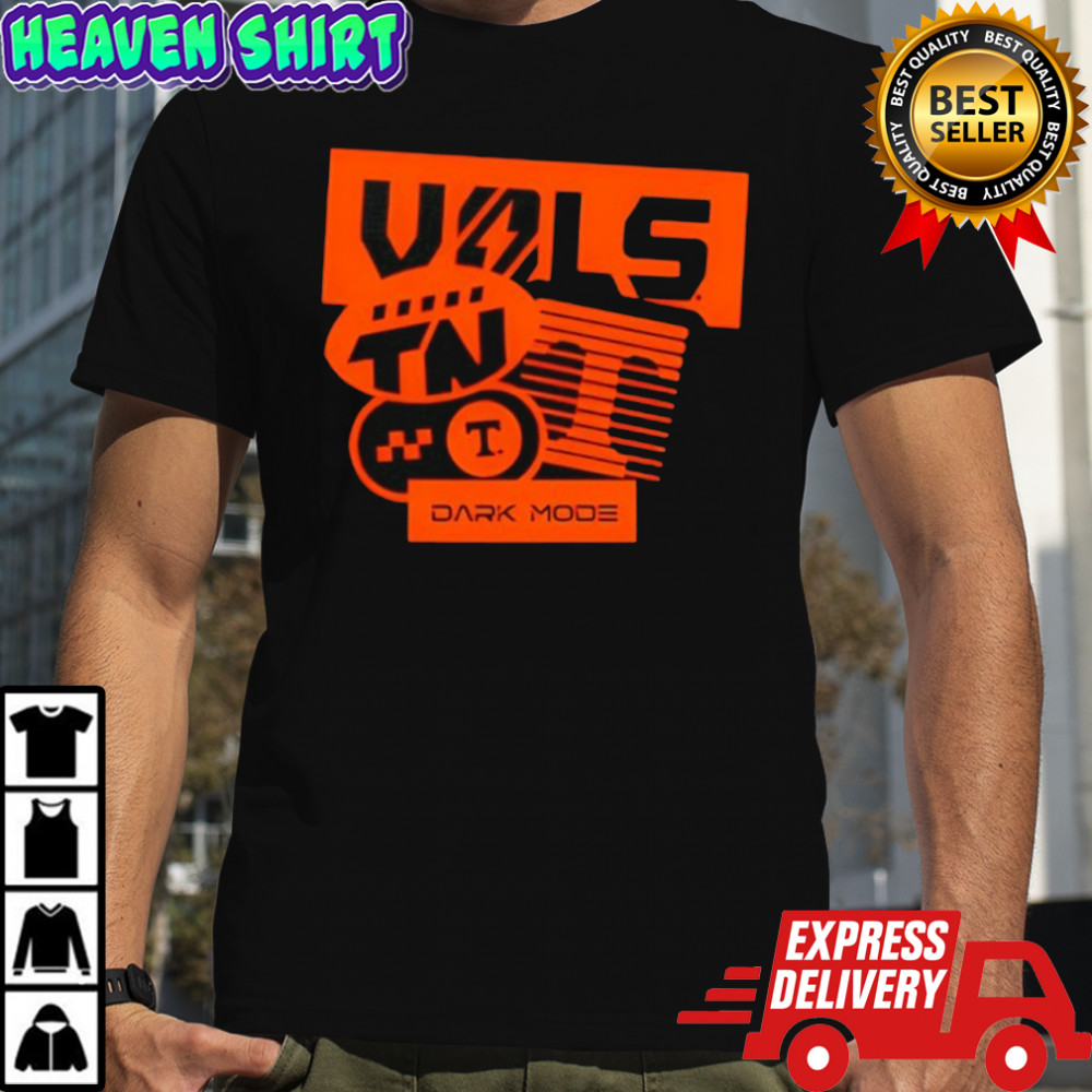 Vols Dark Mode TN Tennessee Volunteers Football logo shirt