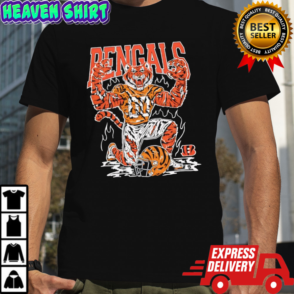 Warren Lotas x Cincinnati Bengals Roaring Tiger shirt