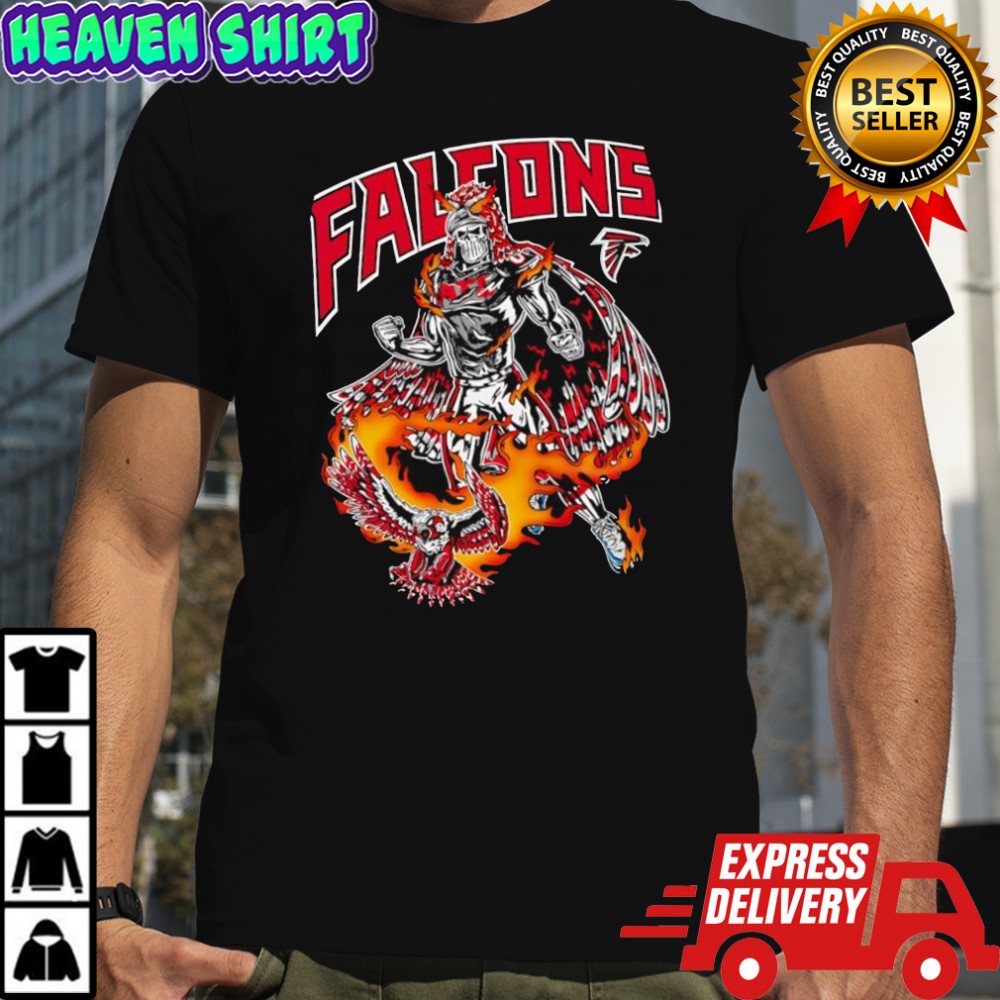 Warren Lotas x Flying Atlanta Falcons skeleton shirt
