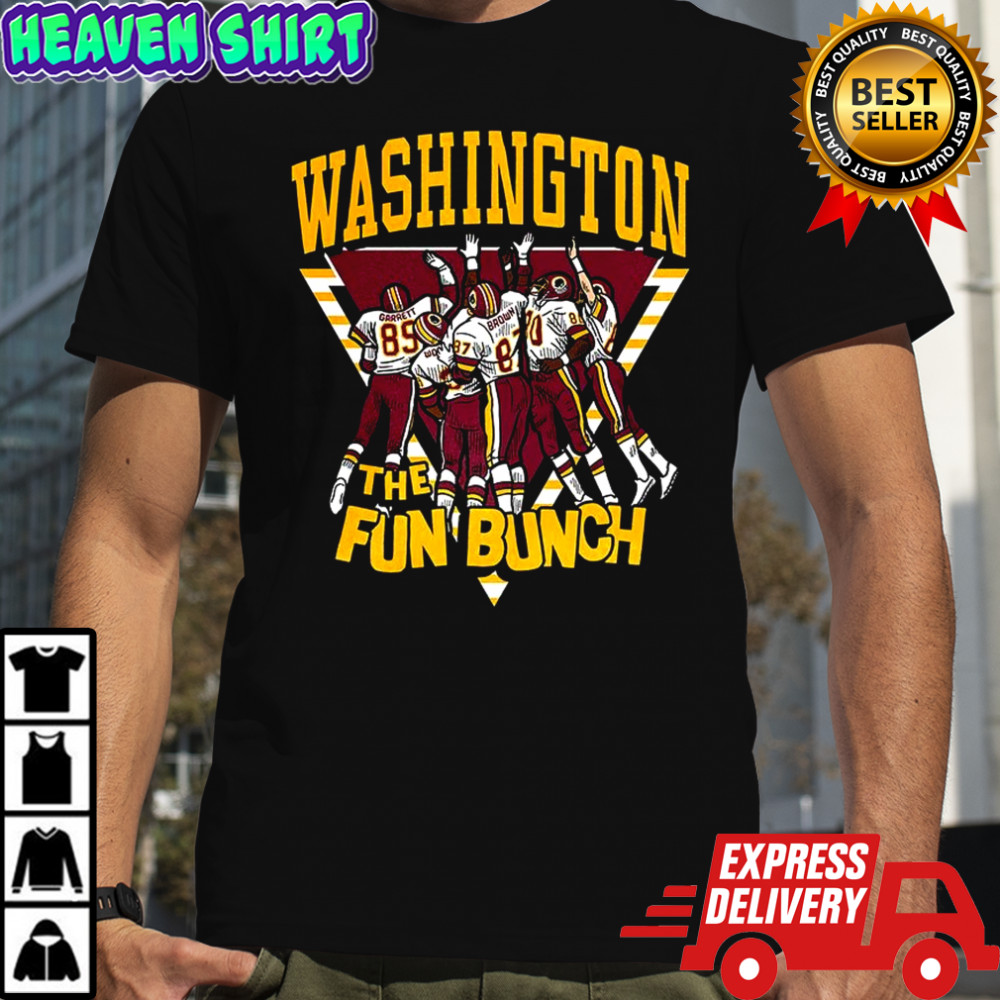 Washington Commanders football the fun bunch player graphic shirt