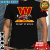 Washington Commanders Horror Movies you can’t sit with us shirt