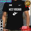 West Virginia Mountaineers logo map shirt