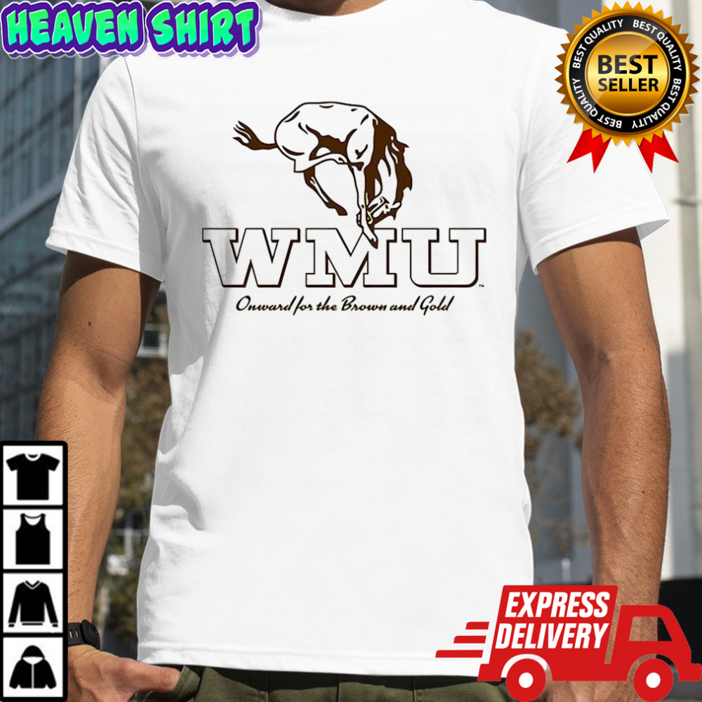 Western Michigan University Onward for the Brown and Gold Vintage shirt