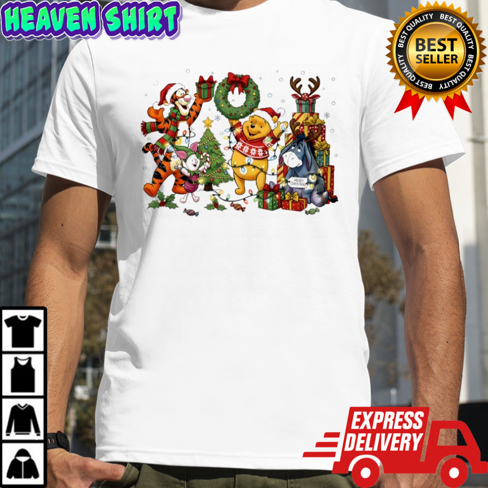 Winnie-the-Pooh funny character Merry Christmas 2025 shirt