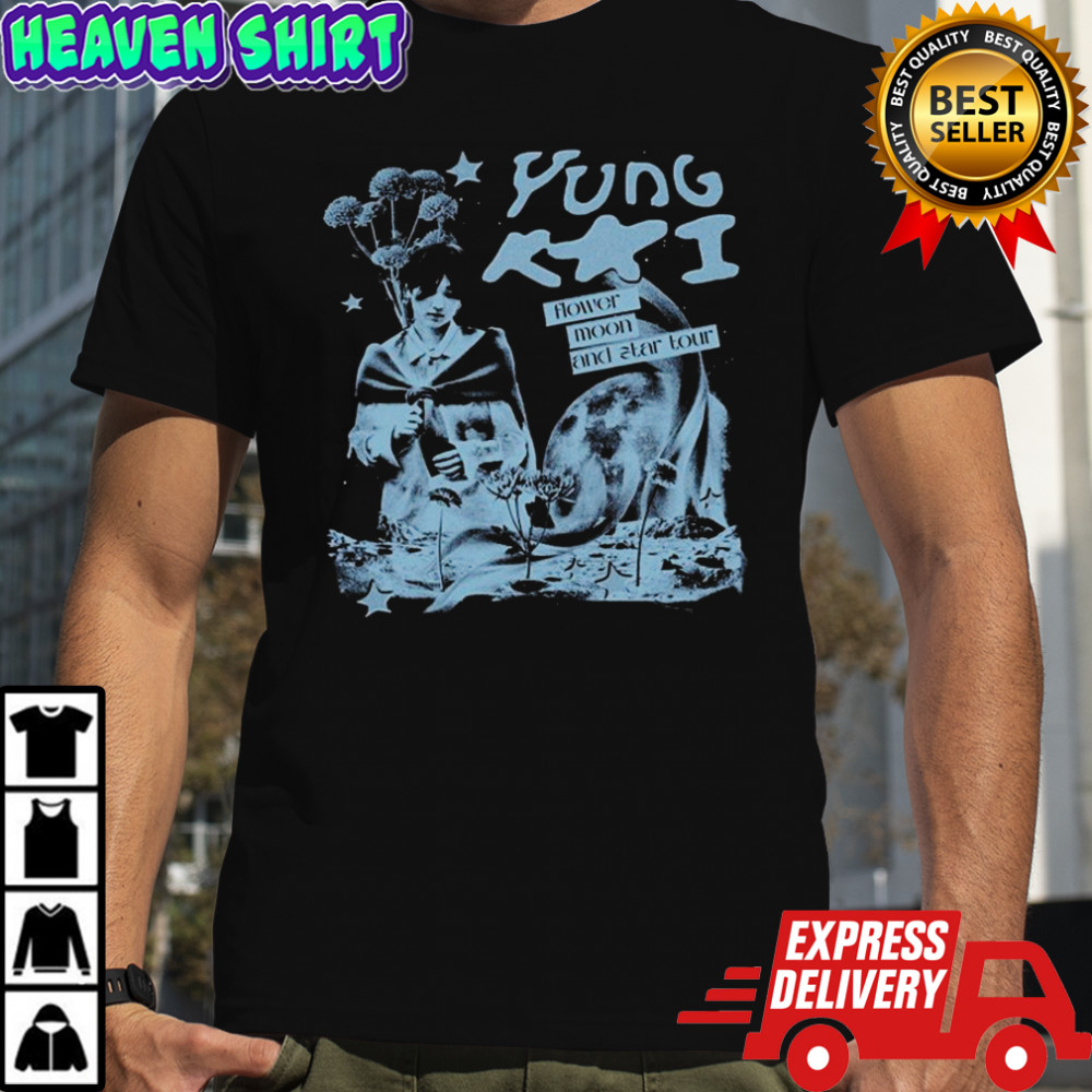 Yung Kai Flower Moon And Star Tour 2025 Cosmic T-shirt
