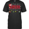 Bruh Funny Christmas Red Plaid Teens Boys Kids Xmas Pajamas T Shirt