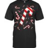 Candy Cane Merry and Bright Red and White Candy Costume T Shirt