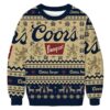 Coors Banquet Snowing Christmas Ugly Sweatshirt