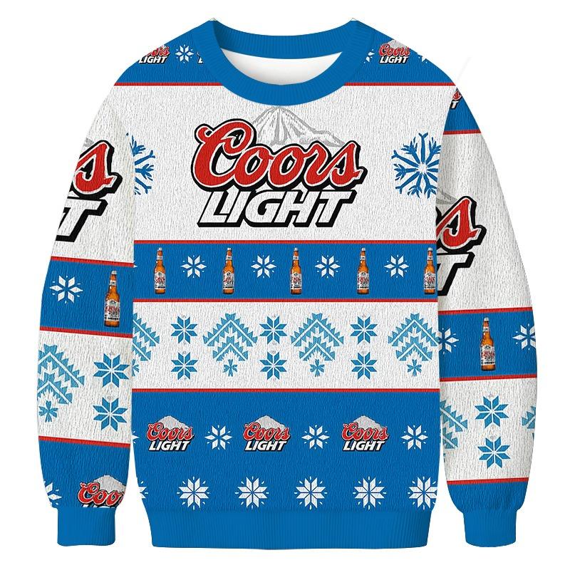 Coors Light Christmas Ugly Sweatshirt