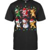 Dabbing Santa Elf Friends Christmas Boys Girls Men Xmas Dab T Shirt