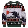 FaLaLaLa Godzil-La Godzilla Christmas Ugly Sweatshirt