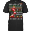 Funny Basketball Ugly Christmas Sweater Santa Merry Swishmas Sweatshirt