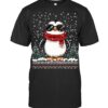 Funny Christmas Penguin With Sunglasses Ugly Christmas T Shirt