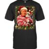 Funny Trump Christmas Sweater for Cat Lovers Ugly Xmas Sweatshirt