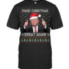 Funny Trump Make Christmas Great Again Ugly Sweater Xmas Sweatshirt