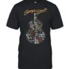 George Strait Song Lyrics Guitar Design T-Shirt