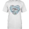 George Strait Word Cloud Country Song Titles Texas Edition T-Shirt