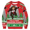 Hans Gruber Fall Nakatomi Plaza Die Hard Christmas Ugly Sweatshirt