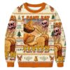I Can't Eat Gluten Funny Meme Christmas Ugly Sweatshirt