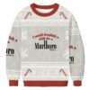 I Would Dropkick A Child For A Cigarette Christmas Ugly Sweatshirt