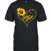 Jesus And George Strait Heart Sunflower Country Music T-Shirt