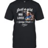 Just A Girl Who Loves George Strait Floral Country Music T-Shirt