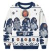 Miller Lite Gnomies Christmas Ugly Sweatshirt
