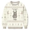 No Talk I Angy Christmas Ugly Sweatshirt