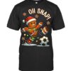 Oh Snap Gingerbreadman Christmas Soccer T Shirt