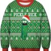 Pickle Rick Christmas Ugly Sweatshirt