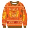 Rage Consumes Me Edgy Funny Cat Meme Christmas Ugly Sweatshirt
