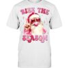Rizz The Season Santa Pink Bubble Gum Rizzmas Christmas Kids T Shirt
