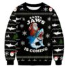 Santa Jaws Christmas Ugly Sweatshirt