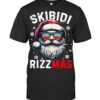 Skibidi Rizzmas Christmas Rizz Santa Claus Charisma Xmas Kid T Shirt