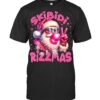 Skibidi Rizzmas Christmas Santa Claus Merry Rizz Mas Sigmas T Shirt