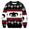 Skyrim Fusrodah Christmas Ugly Sweatshirt