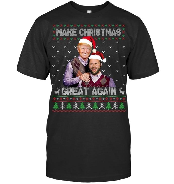 Trump Vance Shirt Brothers Make Christmas Great Again Santa T Shirt