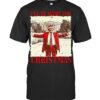Vintage Funny Humorous Trump I’ll Be Home For Christmas 2025 T Shirt