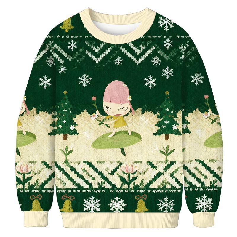 Yoshitomo Nara Unique Christmas Ugly Sweatshirt