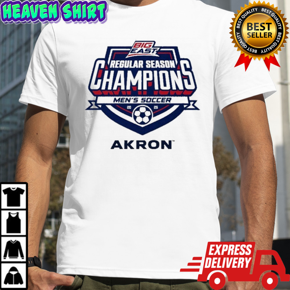 Akron Men’s Soccer Big East 2025 Regular Season Champions T-shirt