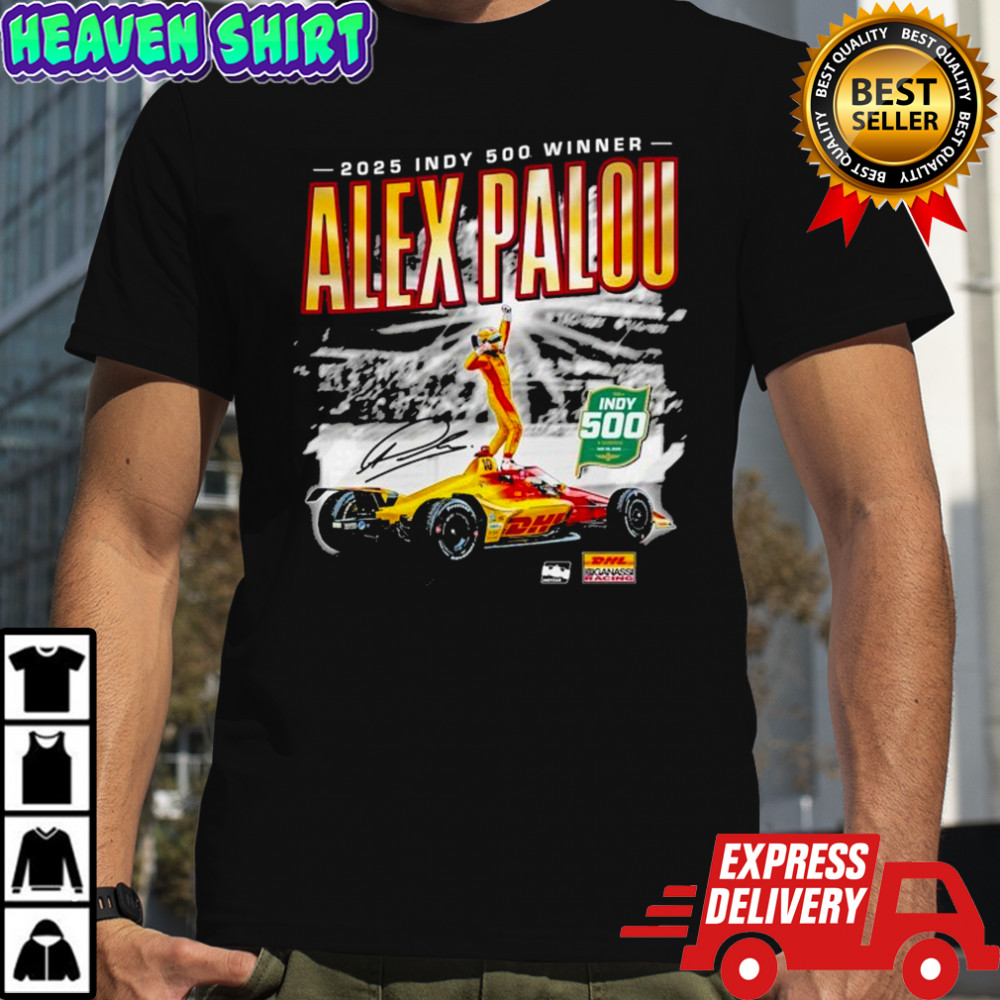 Alex Palou Indianapolis Motor Speedway 2025 Indy 500 Winner Ganassi Racing T-shirt