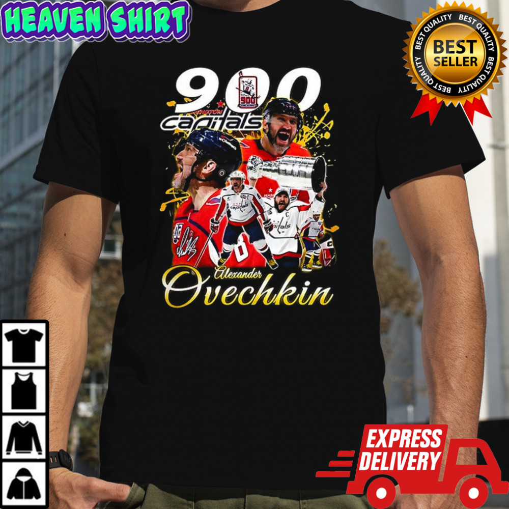 Alexander Ovechkin Washington Capitals NHL 900 goals graphic shirt